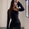 Vestido mangas