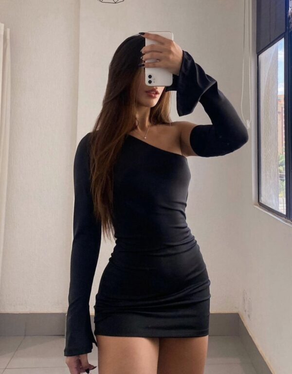 Vestido mangas