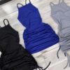 Vestido frunces