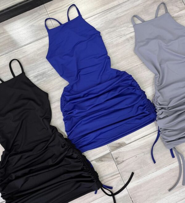 Vestido frunces