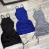 Vestido frunces