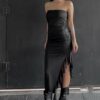 Vestido largo vuelo