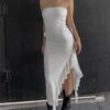Vestido largo vuelo