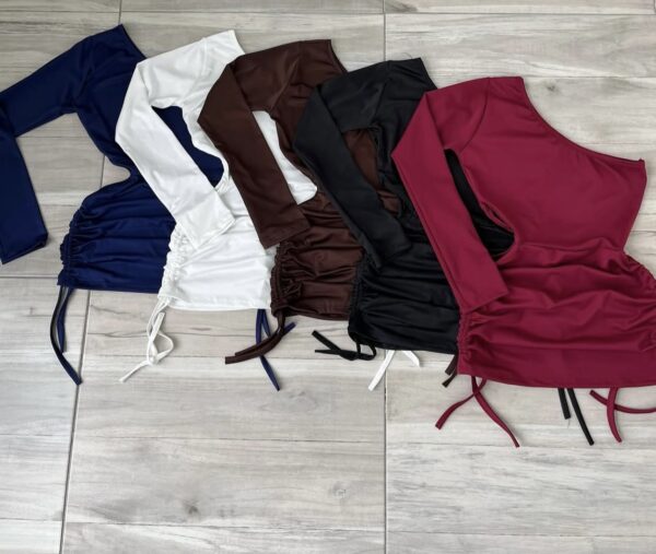 Vestido frunces