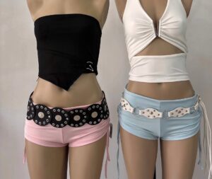 Short frunce tiro corto