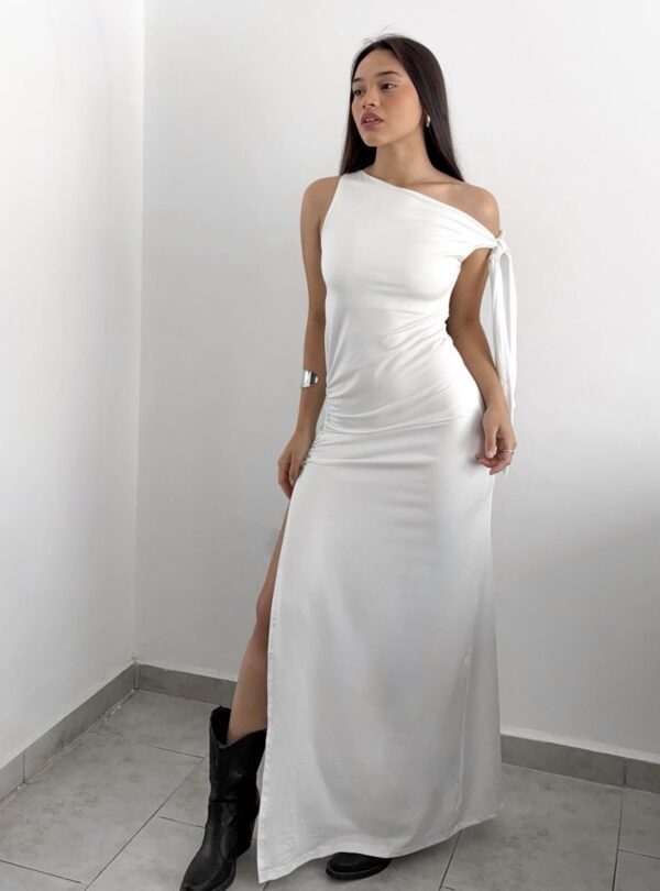 Vestido largo nudo