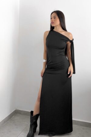 Vestido largo nudo