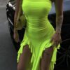 Vestido fluorescente